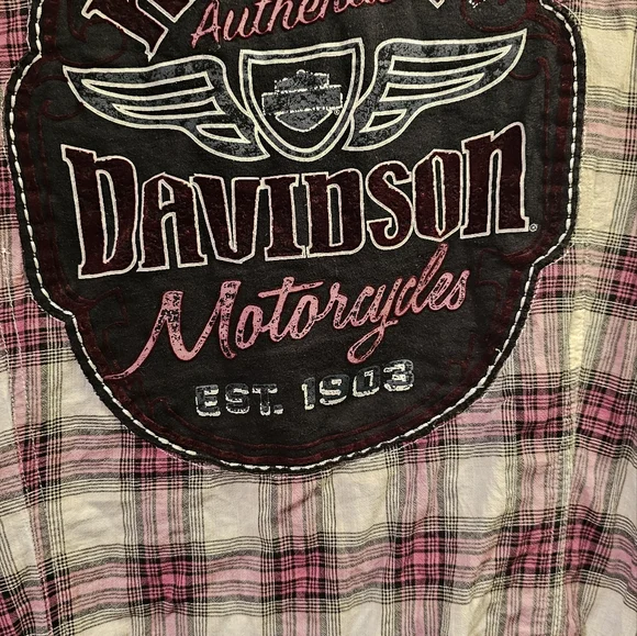 Harley Davison General Motor Clothing- long‎ Sleeve Shirt- Women,s Size 2XL - Picture 8 of 8